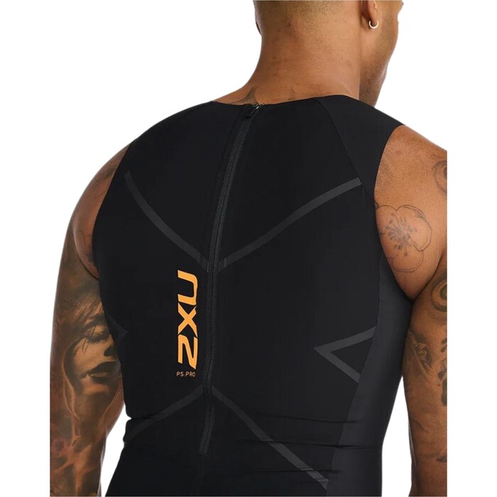 2024 2XU Mens Propel Swimskin MT6658d - Black / Turmeric